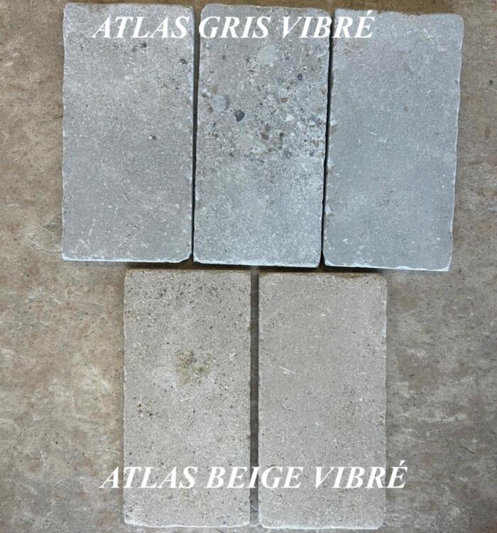 PIERRE NATURELLE DU MAROC AVAL GRIS et BEIGE